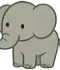 Буква E, пример слова Elephant, карточка английского алфавита