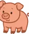 Буква P, пример слова Pig, интерактивный английский алфавит
