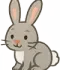 Буква R, пример слова Rabbit, легкий английский алфавит для детей