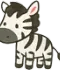 Буква Z, пример слова Zebra, карточка английского алфавита