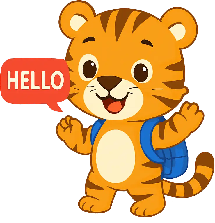 Тигренок Timmy о бесплатном изучении английского языка онлайн